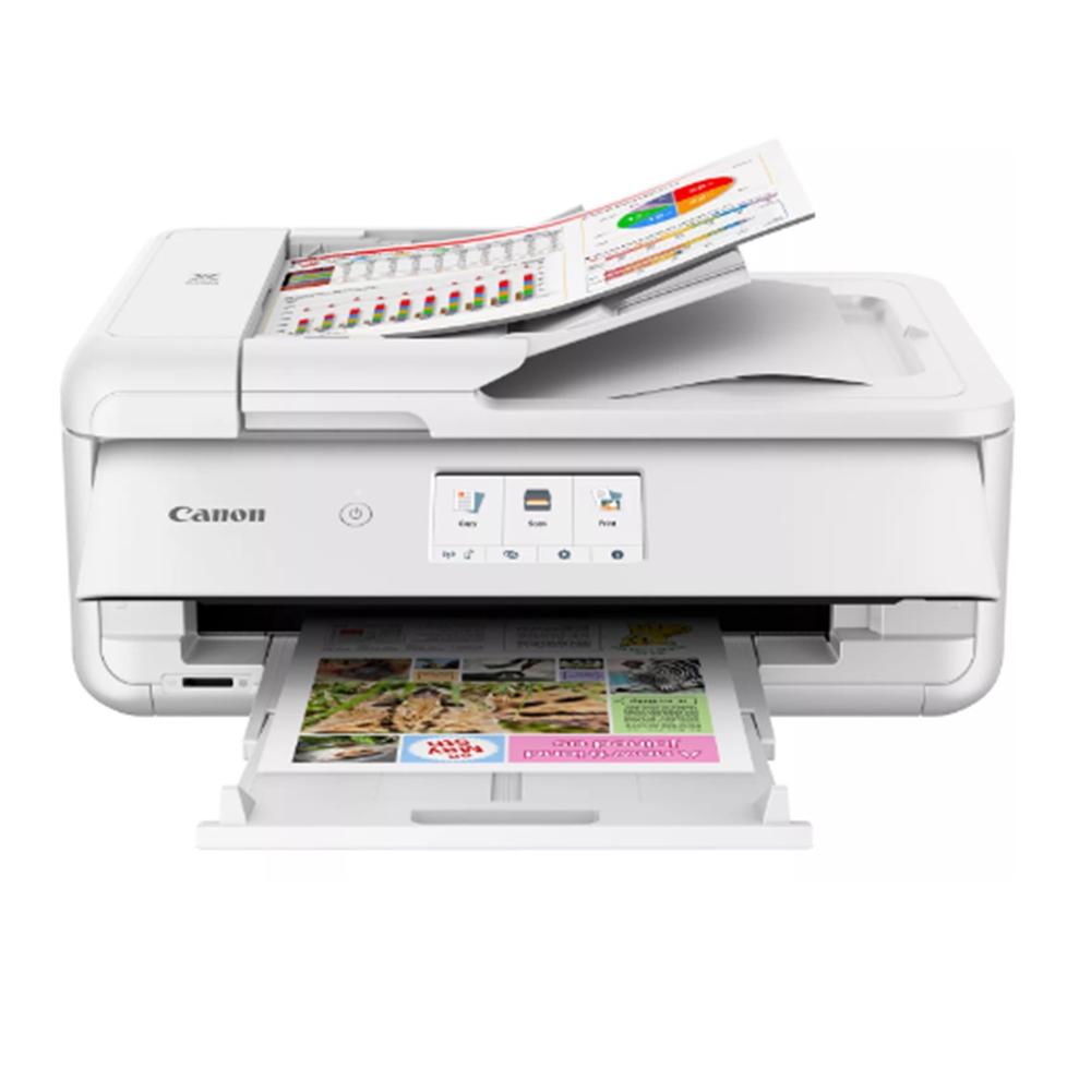 Multifuncion canon pixma ts9551ca inyeccion color a3 -  blanca -  red -  wifi -  duplex impresion -  adf -  tintas independientes -  lcd tactil