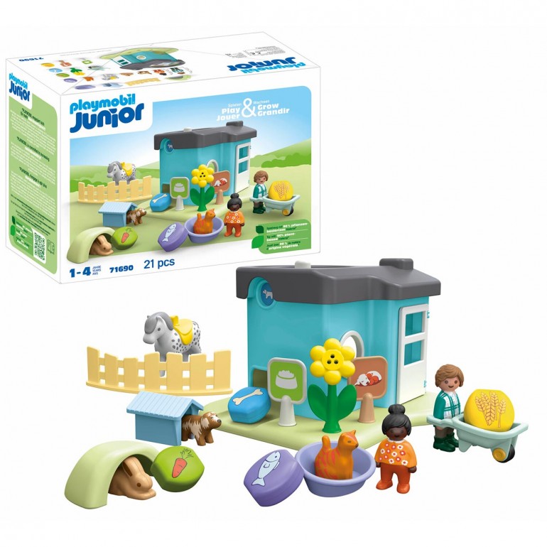 Playmobil junior casa de animales