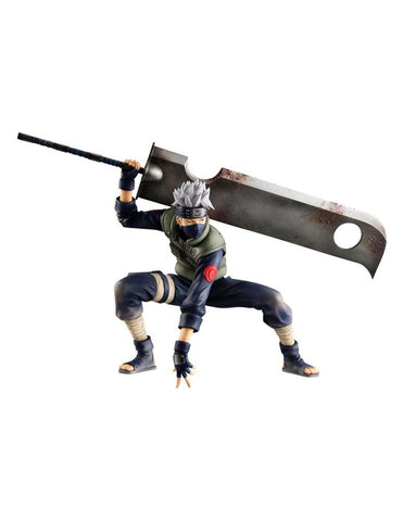 Figura megahouse gem series naruto kakashi hatake great ninja war 15th anniversary