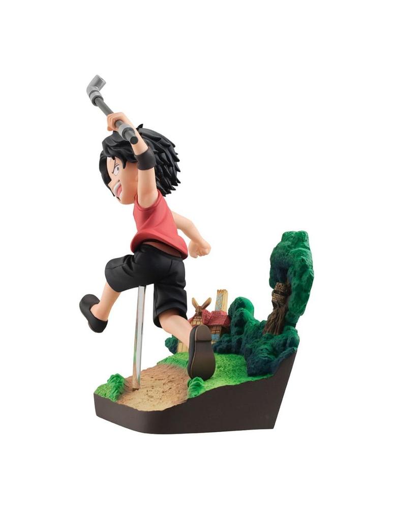 Figura megahouse gem series one piece portgas d. ace run! run! run!