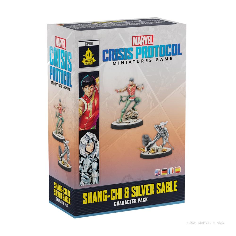 Juego de mesa marvel crisis protocol shang - chi & silver sable edad recomendada 14 años