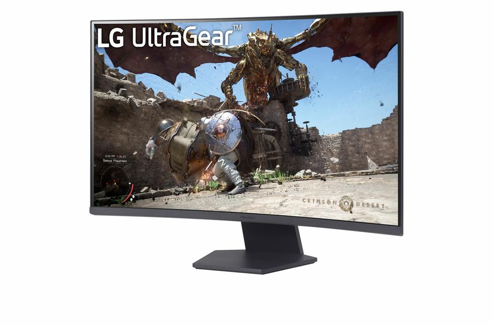 Monitor led lg curvo 32gs60qc 31.5pulgadas 2560x1440 1ms hdmi displayport