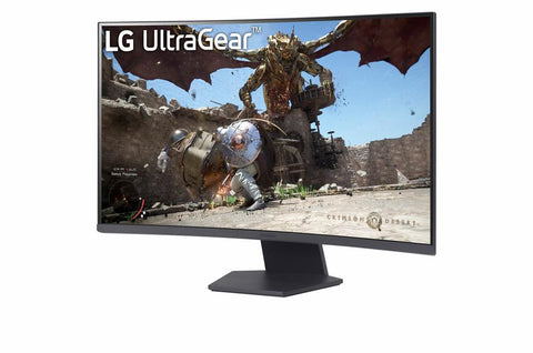 Monitor led lg curvo 32gs60qc 31.5pulgadas 2560x1440 1ms hdmi displayport