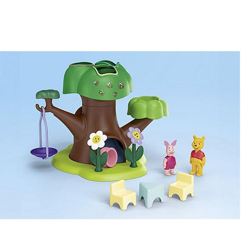 Playmobil junior  disney: winnie the pooh y piglet casa del árbol