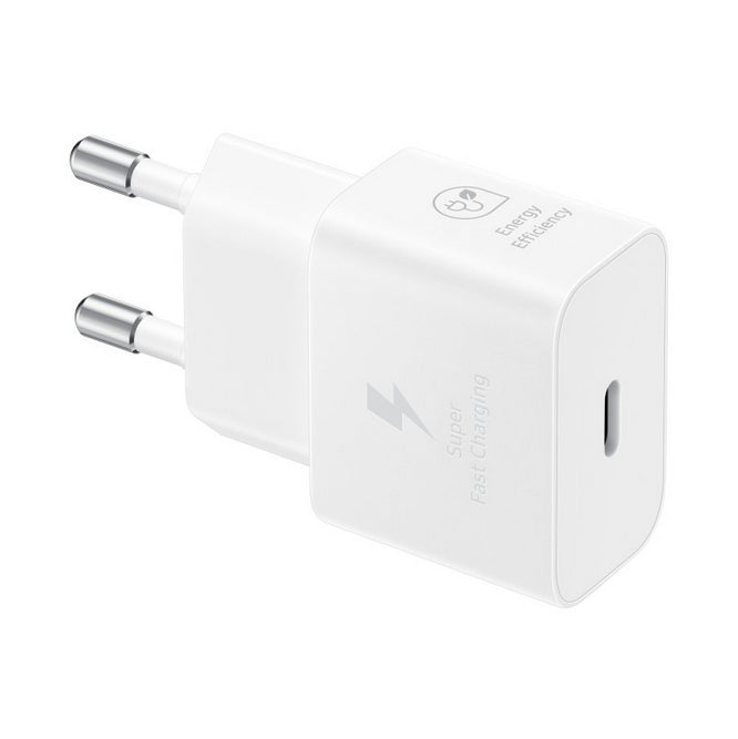 Cargador samsung ep - t2510xwegeu usb tipo c blanco 25w cable incluido