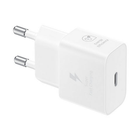 Cargador samsung ep - t2510xwegeu usb tipo c blanco 25w cable incluido