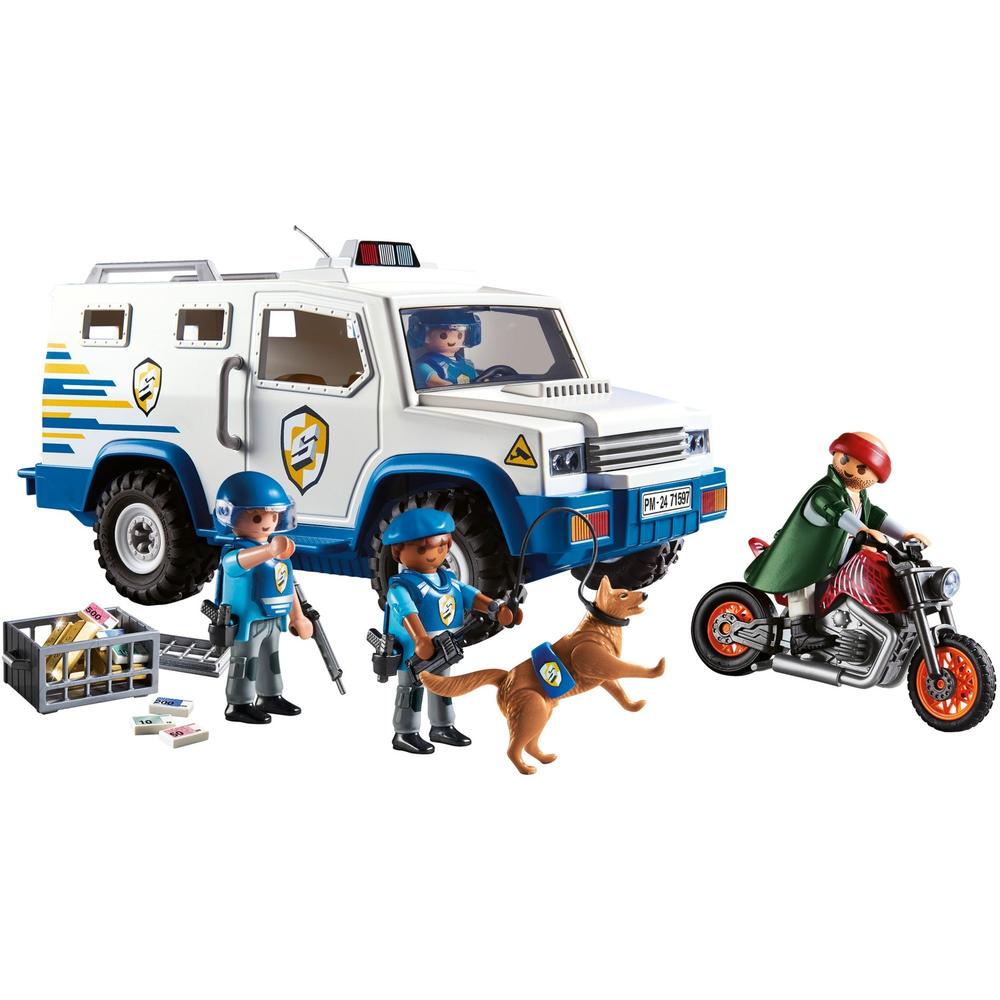 Playmobil transporte dinero policia