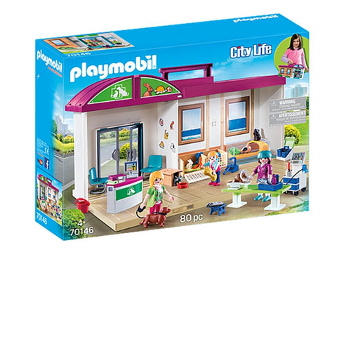 Playmobil clínica veterinaria maletín