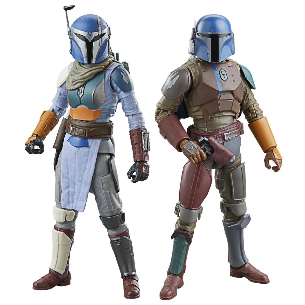 Set 2 figuras hasbro star wars the black series the mandalorian shriek -  hawk trainers