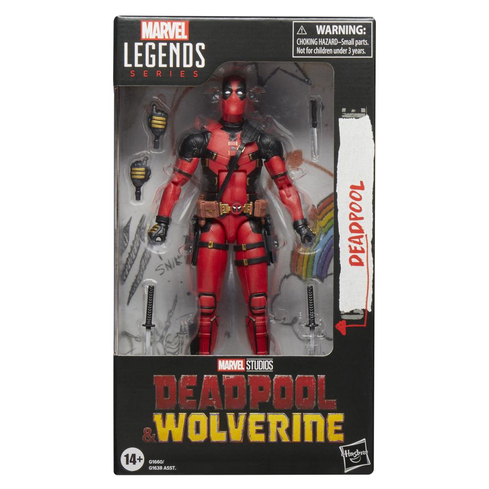 Figura hasbro marvel legends series deadpool & walverine -  deadpoool