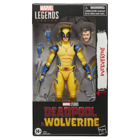 Figura hasbro marvel legends series deadpool & walverine -  walverine