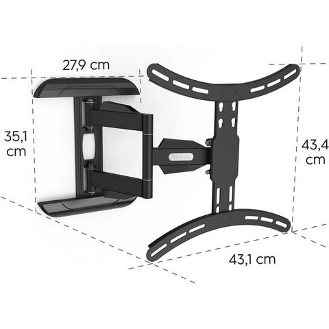 Soporte pared hama vesa 32pulgadas -  65pulgadas 2 brazos 400 x 400 35kg