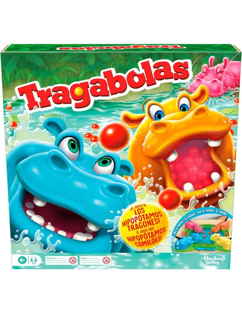 Juego de mesa hasbro tragabolas los tipopótamos tragones