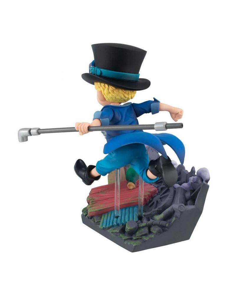 Figura megahouse gem series one piece sabo run! run!