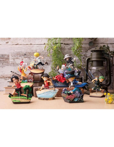 Figura megahouse gem series one piece sabo run! run!