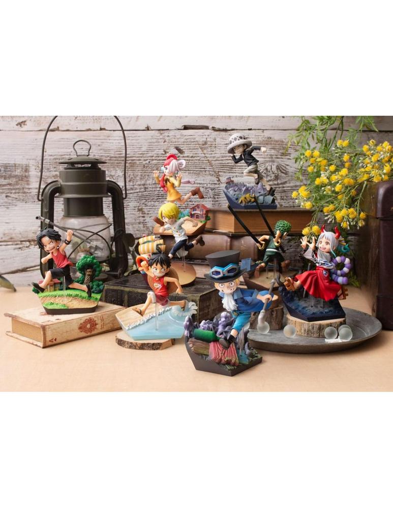 Figura megahouse gem series one piece sabo run! run!