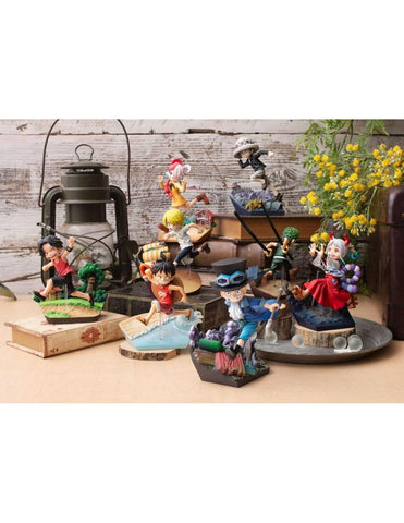 Figura megahouse gem series one piece sabo run! run!