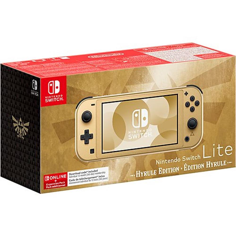 Consola nintendo switch lite edicion hyrule + 12 meses online