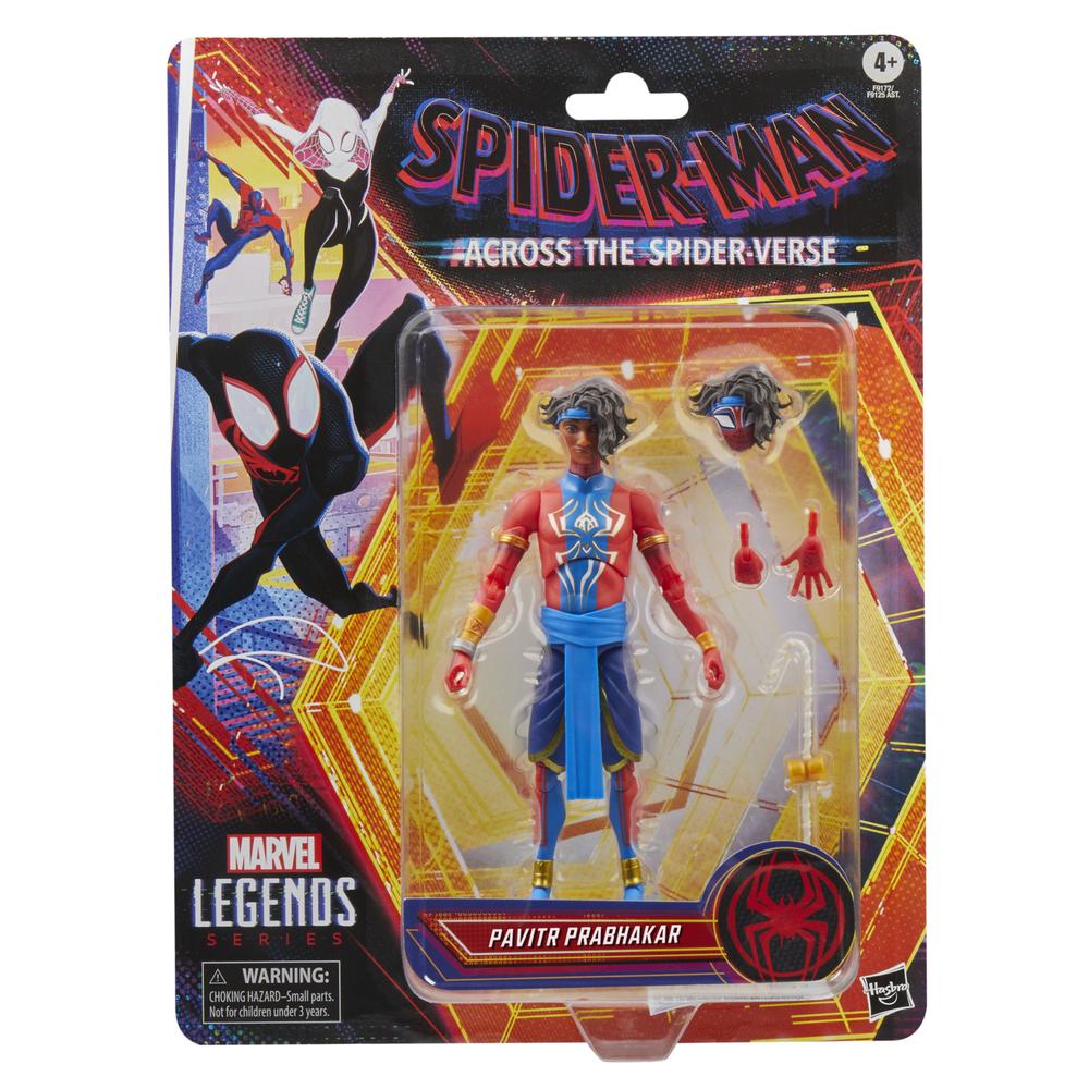 Figura hasbro marvel legends series spider - man across the spider - verse pavitr prabhakar