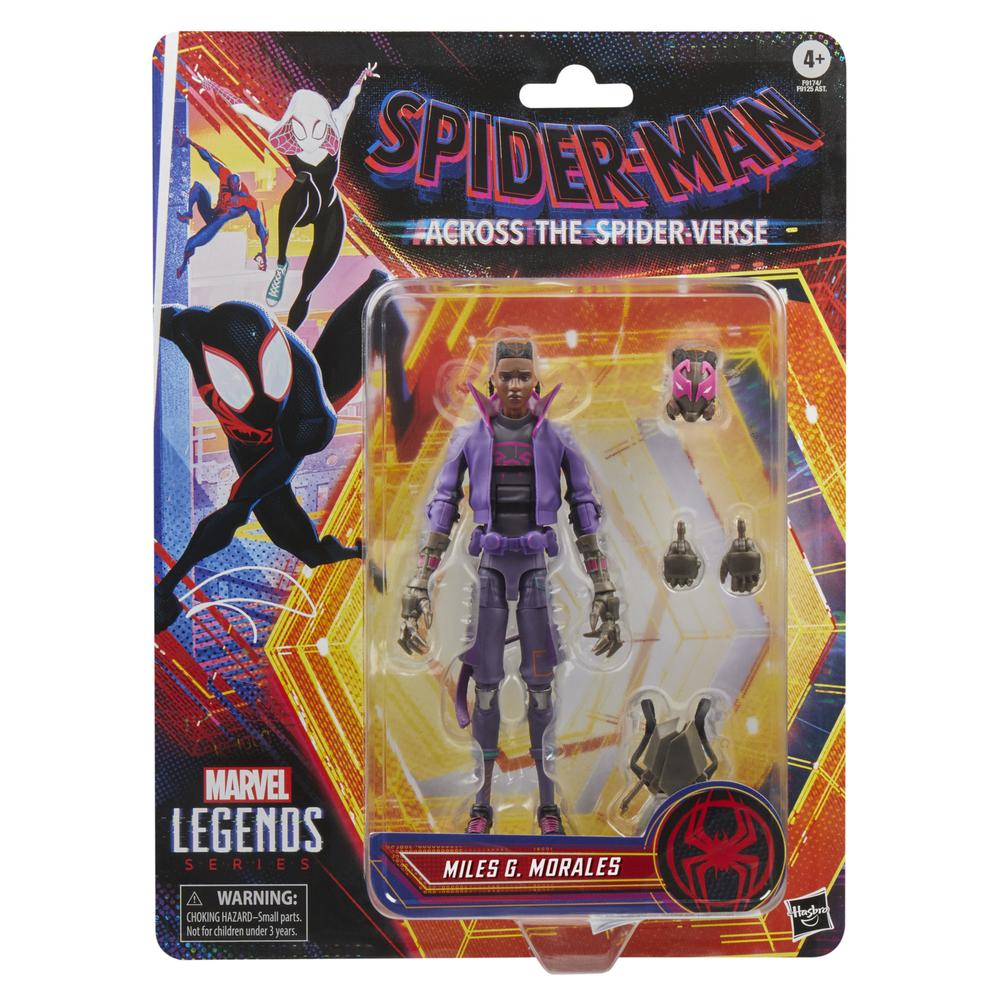 Figura hasbro marvel legends series spider - man across the spider - verse miles g. morales