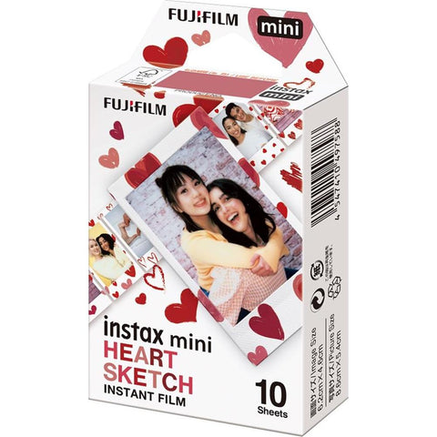 Pelicula fujifilm para instax mini heart sketch