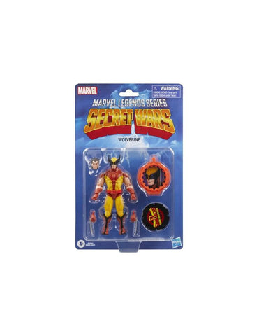 Figura hasbro marvel legends series secret wars wolverine