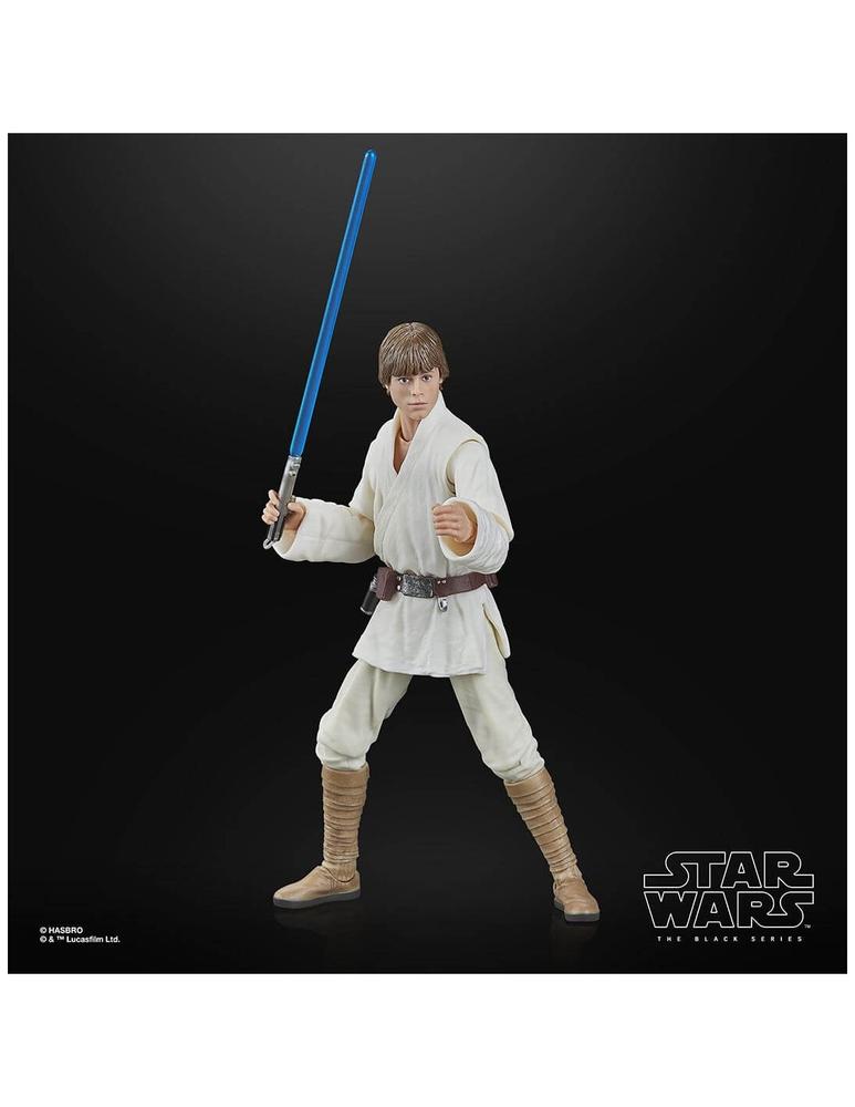 Figura hasbro star wars a new hope the black series luke skywalker