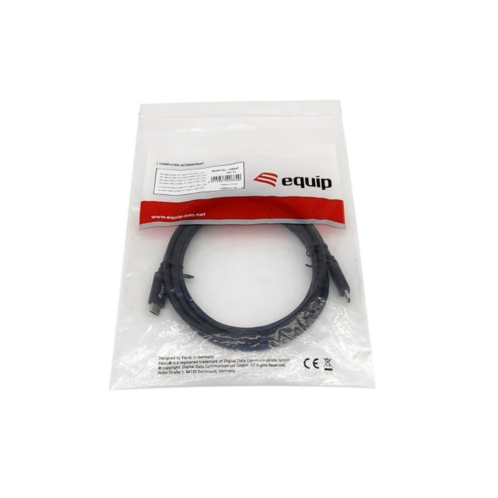 Cable usb tipo c equip macho - macho 1m