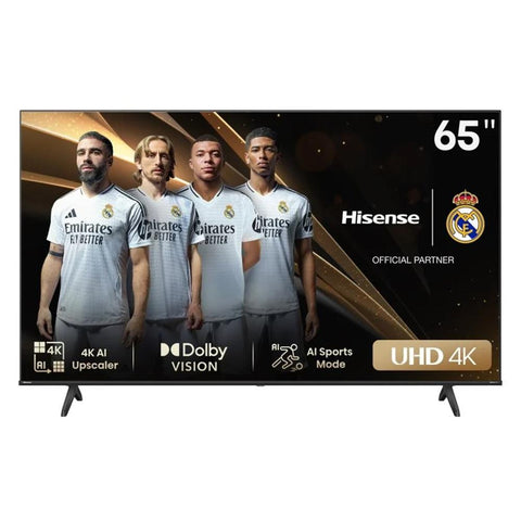 Tv hisense 65pulgadas dled 4k uhd -  65a6n -  smart tv