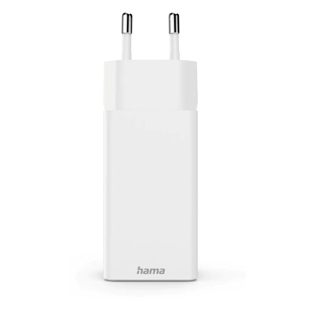 Cargador pared hama gan 65w 2 x usb tipo c 1 x usb tipo a blanco