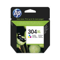 Cartucho tinta hp n9k07ae tricolor 304xl deskjet 3720 3721 3723 3730 3732 3752