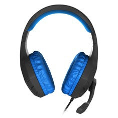 Auriculares con microfono genesis argon 200 gaming azules mini jack 3.5mm x2