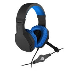 Auriculares con microfono genesis argon 200 gaming azules mini jack 3.5mm x2