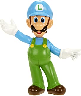 Figura nintendo w1 luigi de hielo 2.5pulgadas edición limitada