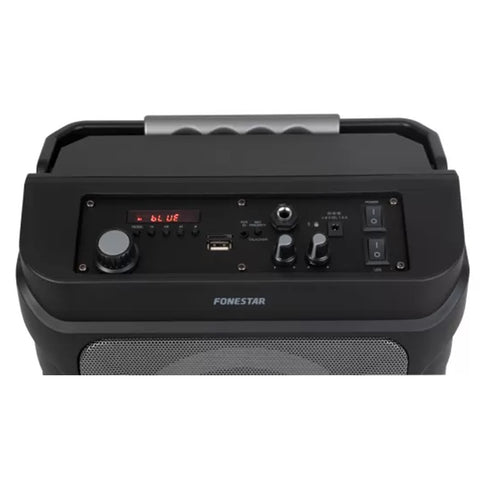 Altavoz portatil fonestar partybox 20w rms - jack - funcion karaoke - bluetooth - usb - micro sd - mp3 - microfono - efecto luminoso