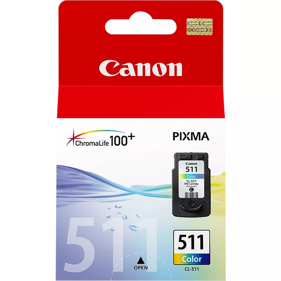 Cartucho tinta canon cl 511 tricolor 9ml mp240 -  250 -  260 -  270 mp 480 -  490 mx 320 -  330