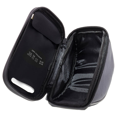 Soporte funda de movil para bicicleta phoenix hasta 6pulgadas resistente al agua compartimento para guardar cosas triple velcro