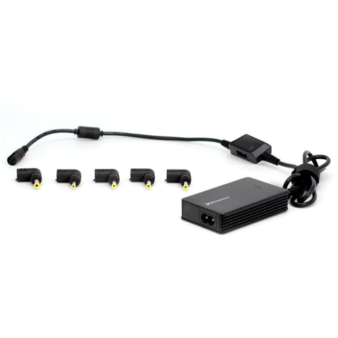 Adaptador cargador de corriente universal automatico  phoenix 40w  (incluye 5 conectores)  para portatiles y netbooks con puerto usb