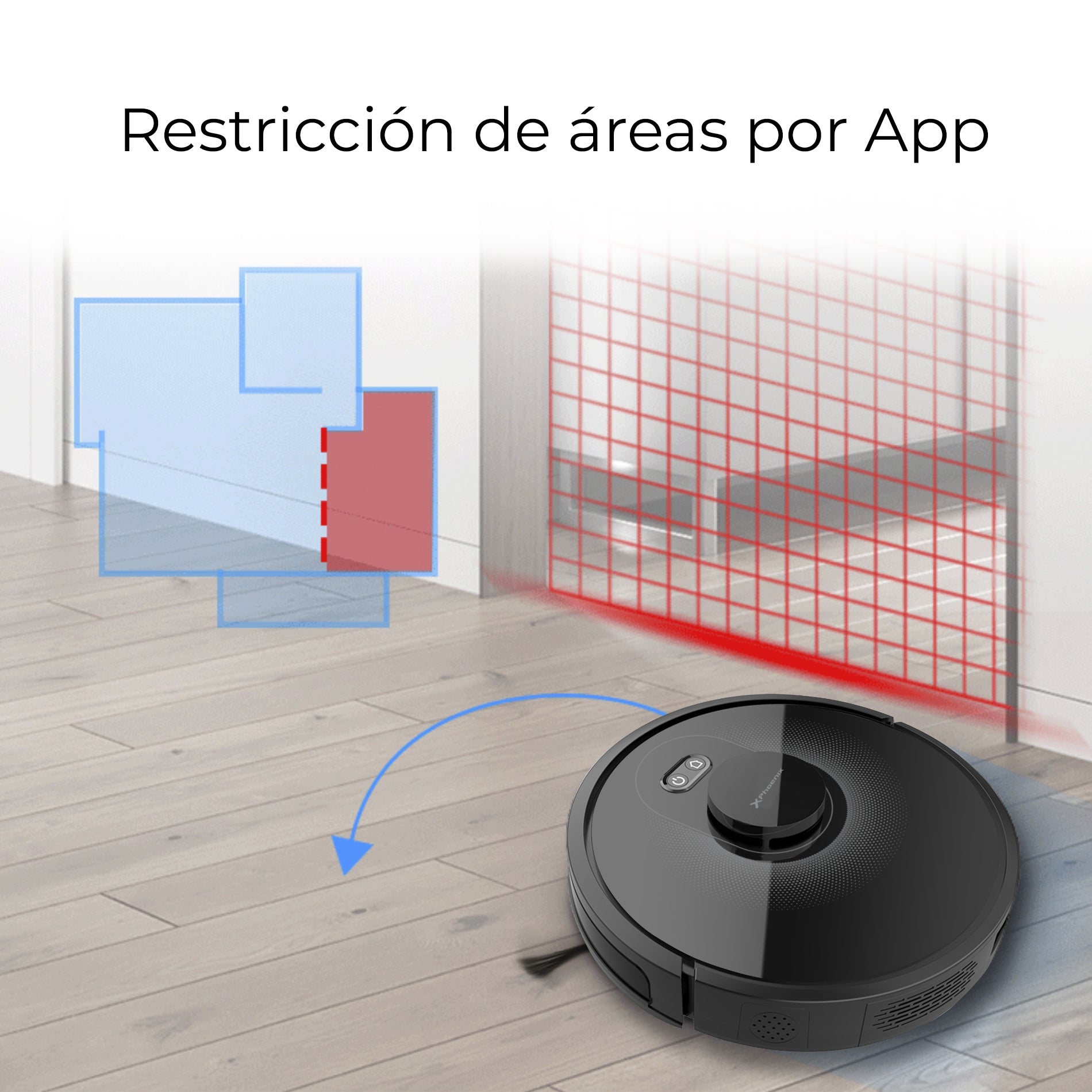 Robot aspirador laserbot360 con mapeo y navegación inteligente