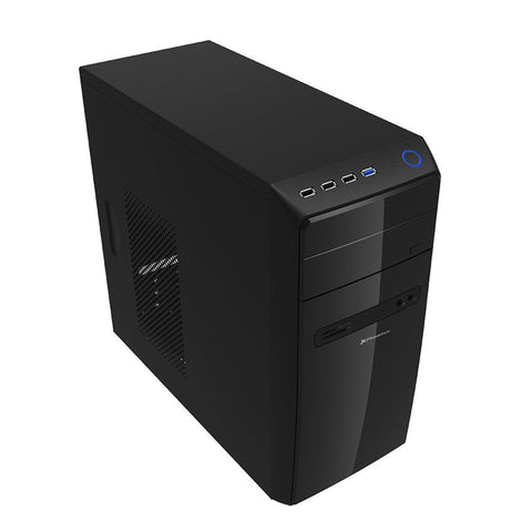 Caja de ordenador phoenix lite adv micro atx usb 3.0 lector de tarjetas