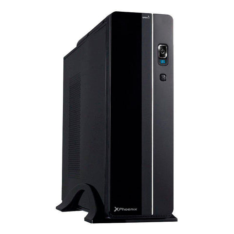 Caja de ordenador phoenix micro atx lite - s1 formato slim con usb 3.0 fuente 300w incluida