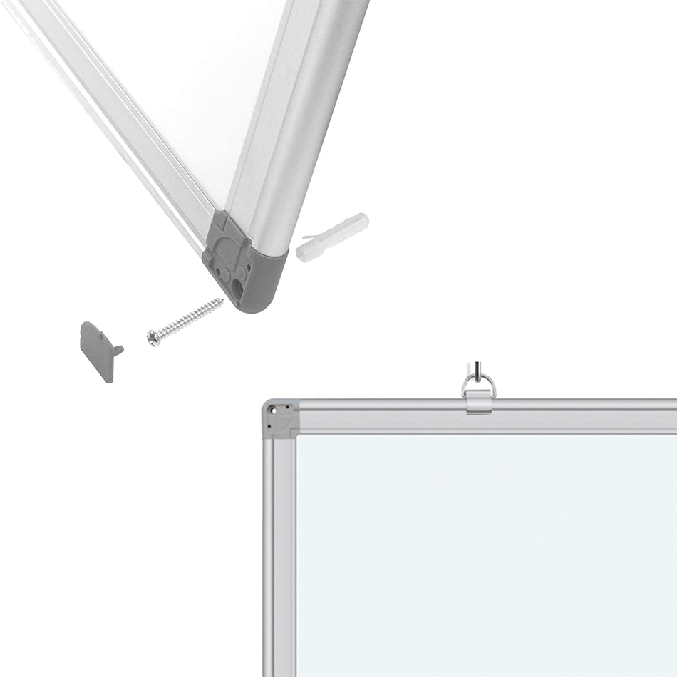 Pizarra phoenix noteboard blanca magnetica 120 x 90 cm