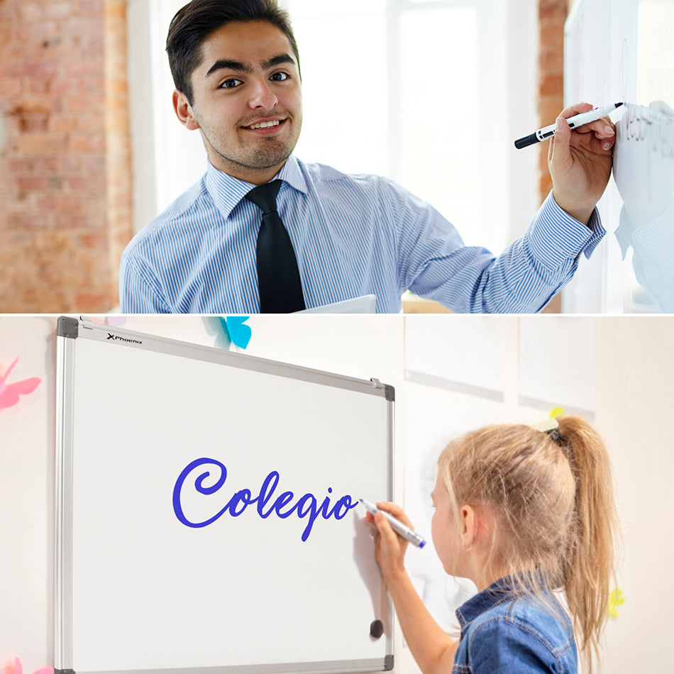 Pizarra phoenix noteboard blanca magnetica 120 x 90 cm