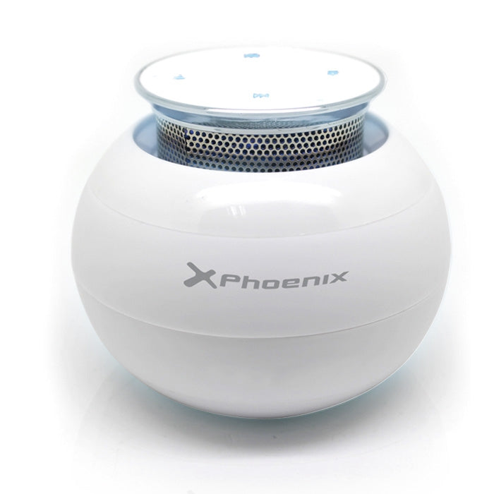 Altavoz portatil phoenix ufoboom  tactil blanco