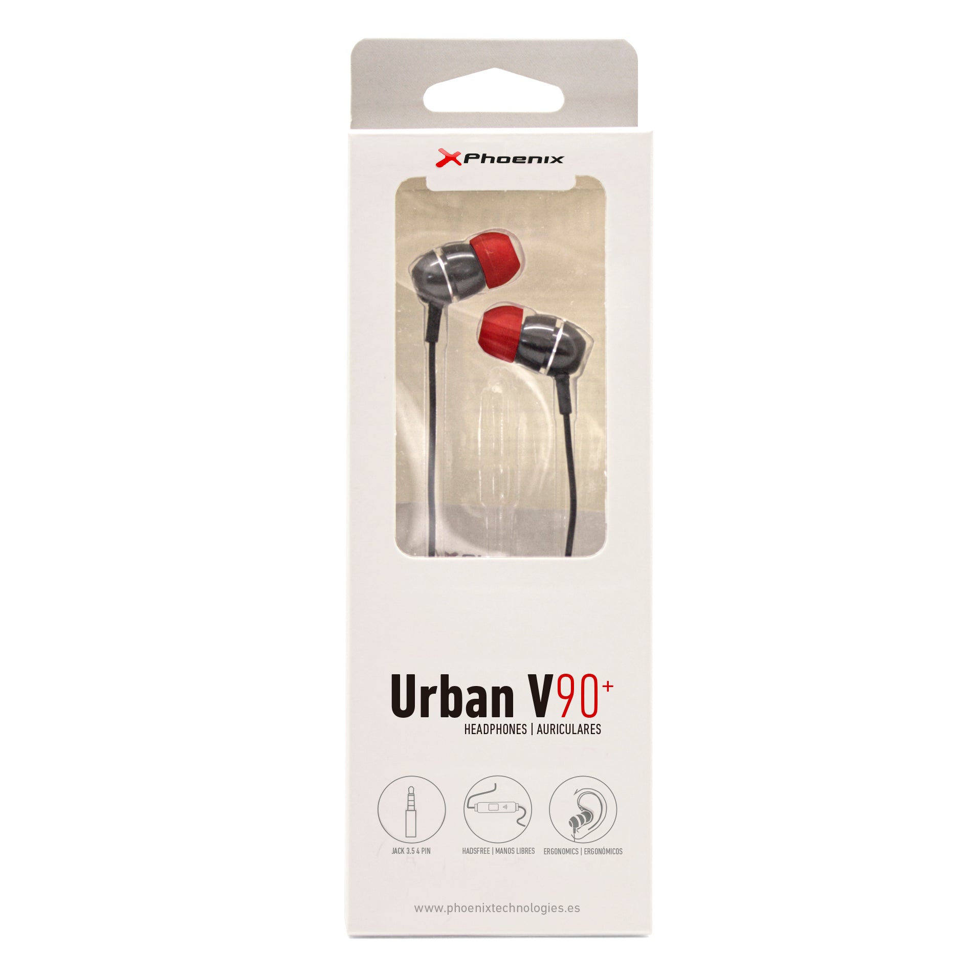 Auriculares urban  con cable y manos libres