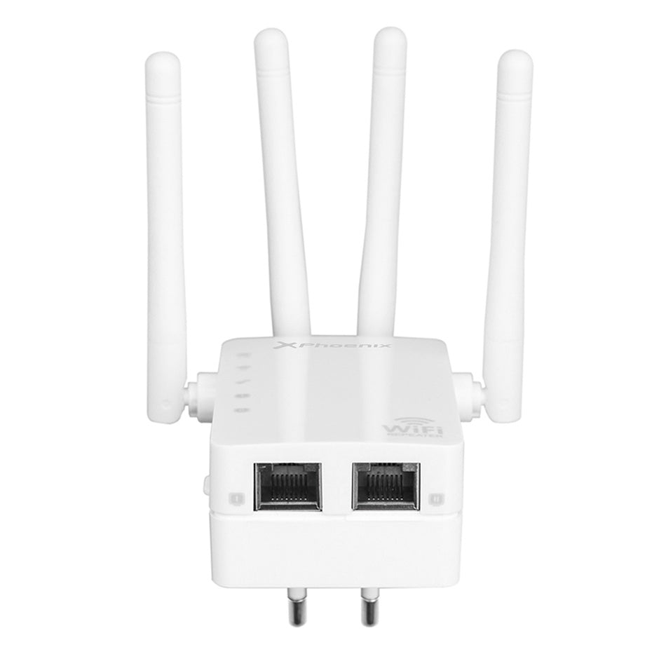 Repetidor extensor wifi cuatro antenas 5ghz dual band phoenix