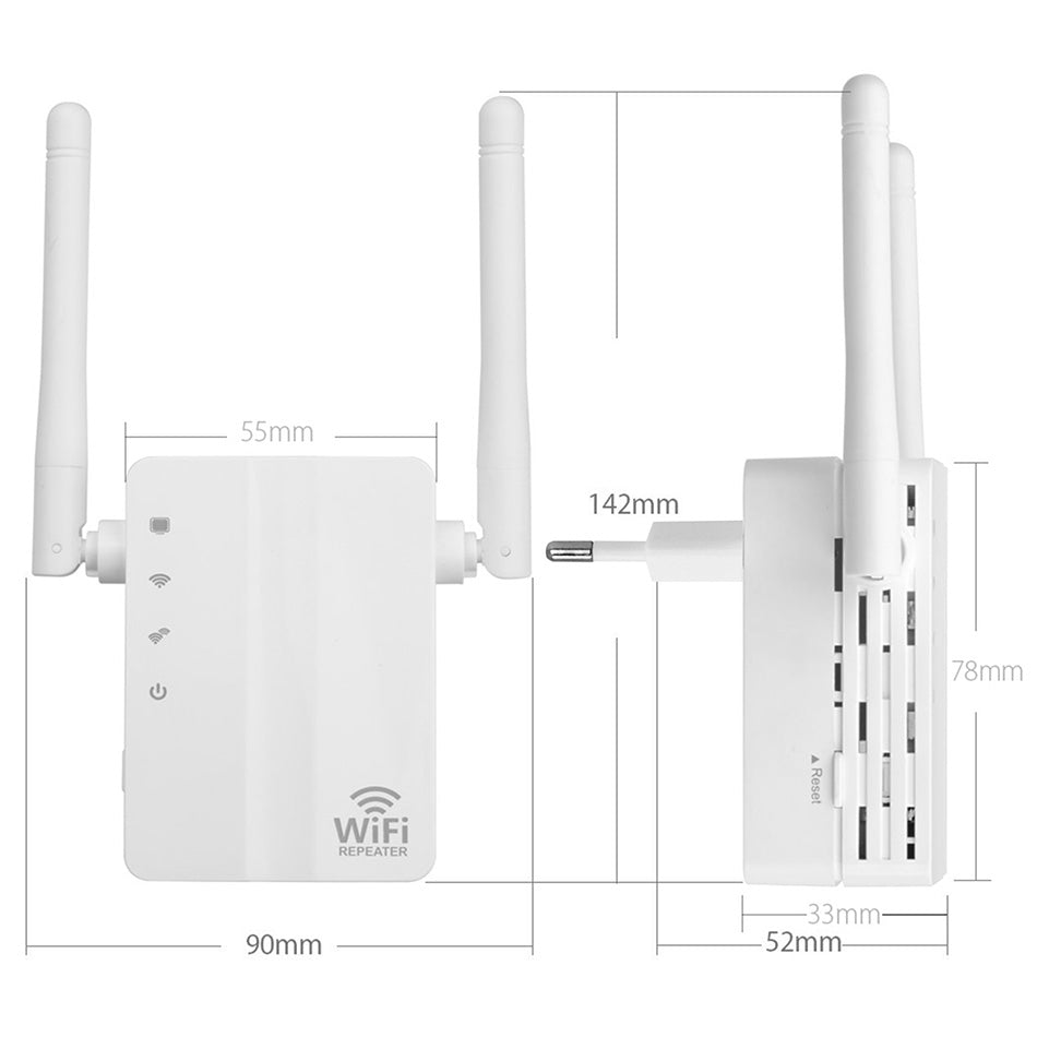 Repetidor extensor de red wifi 300mbps phoenix phw - r610u