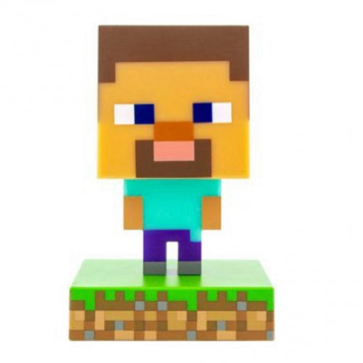 Lampara paladone icon minecraft steve