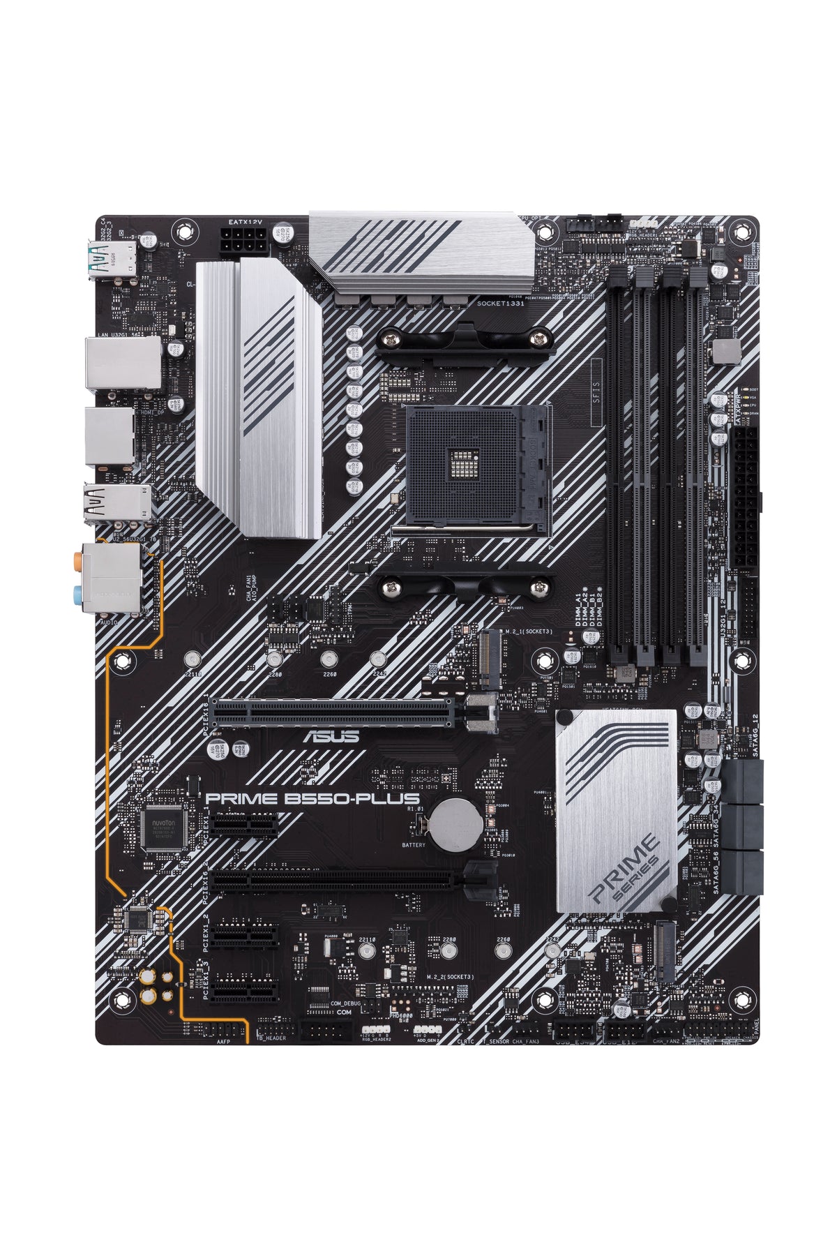 Placa base asus amd prime b550 - plus atx -  4x ddr4 -  6x sata 6gb - s -  5x usb 3.2 -  1x usb tipo c -  2x usb 2.0 90mb14u0 - m0eay0