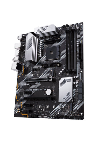 Placa base asus amd prime b550 - plus atx -  4x ddr4 -  6x sata 6gb - s -  5x usb 3.2 -  1x usb tipo c -  2x usb 2.0 90mb14u0 - m0eay0